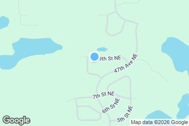 Map image of the property - 4634 9th St NE