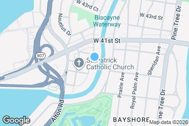 Map image of the property - 3915 N Meridian Ave