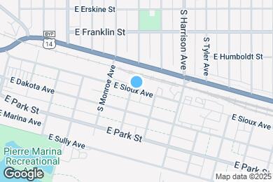Map image of the property - 1411 E Sioux Ave