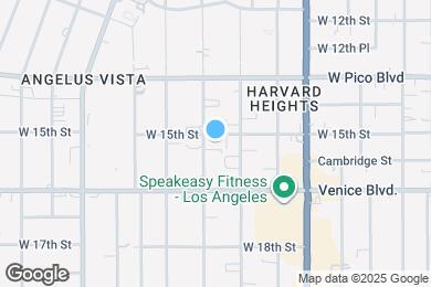 Map image of the property - 1500 S Gramercy Pl