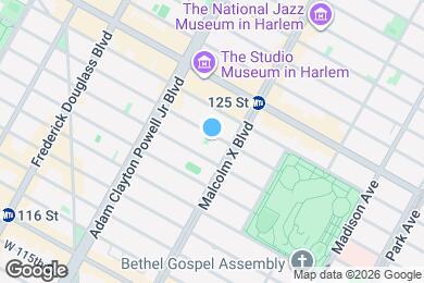 Map image of the property - 110 W 123rd St
