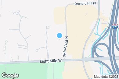 Map image of the property - Furnished Studio-Detroit - Novi - Orchard Hill Place