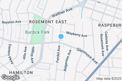 Map image of the property - 3800 Glenmore Ave