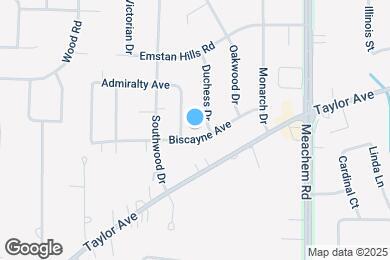 Map image of the property - Biscayne Apartments