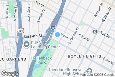Map image of the property - Cozy and Vibrant Junior Bedrooms in Boyle Heights