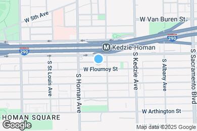 Map image of the property - 3316 W Flournoy St