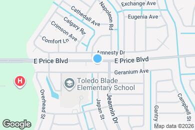 Map image of the property - 1267 E Price Blvd