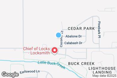 Map image of the property - 6422 Coconut Ct