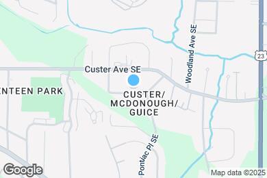 Map image of the property - 948 Bruce Cir SE