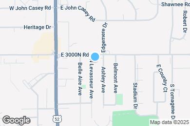 Map image of the property - 374 N Levasseur Ave