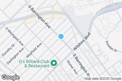 Map image of the property - 1105 S Barrington Ave