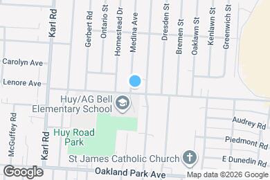 Map image of the property - 3374 Medina Ave