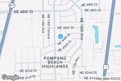 Map image of the property - 4401 NE 15th Ter