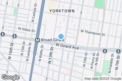 Map image of the property - 1201 W Girard Ave