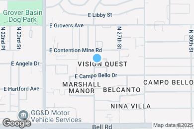 Map image of the property - 2602 E Helena Dr