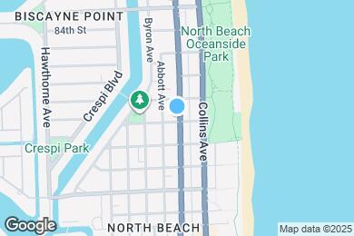 Map image of the property - 8000 Harding Ave