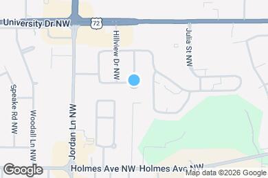 Map image of the property - 4006 S Crestview Dr NW