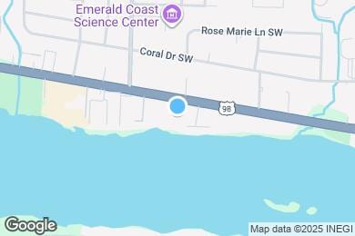 Map image of the property - 214 Miracle Strip Pkwy SW