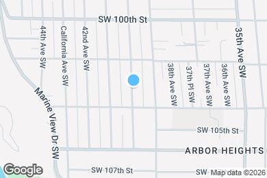 Map image of the property - 10242 40th Ave SW