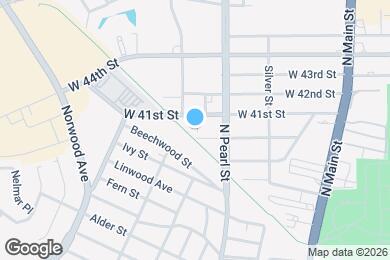 Map image of the property - 345 W 40th St