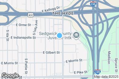 Map image of the property - 707 S Hydraulic Ave