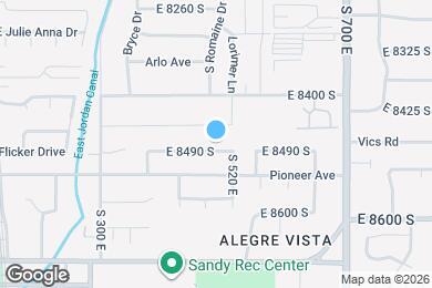Map image of the property - 497 E 8490 S