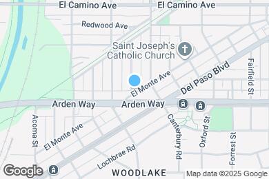 Map image of the property - 1503 El Monte Ave