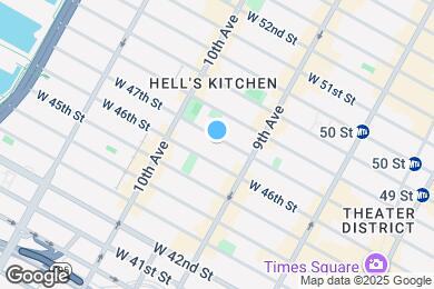 Map image of the property - 428-430-430 W 47th St