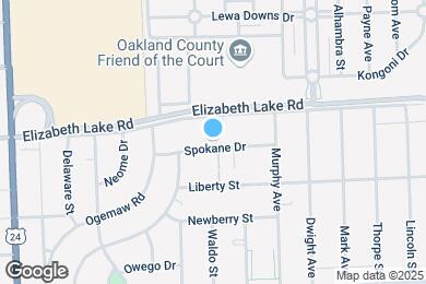 Map image of the property - Pine Apartments