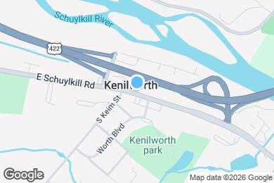 Map image of the property - 1021 E Schuylkill Rd