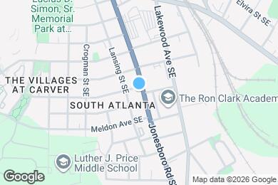 Map image of the property - 1515 Jonesboro Rd SE