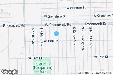 Map image of the property - 1248 S Keeler Ave