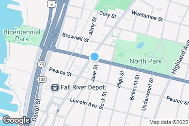 Map image of the property - 335 President Ave