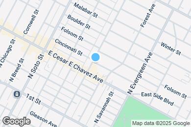 Map image of the property - 2708 Cincinnati St