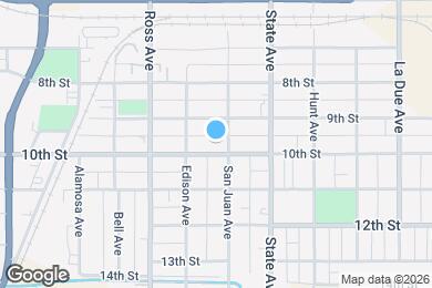 Map image of the property - 709 10th St