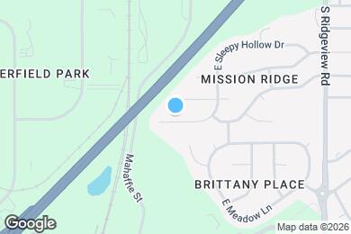 Map image of the property - 1122 E Sleepy Hollow Dr