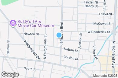 Map image of the property - 321 Lambuth Blvd