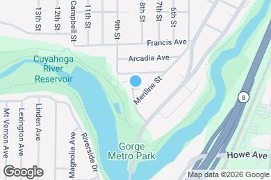 Map image of the property - Hillcrest Apartments