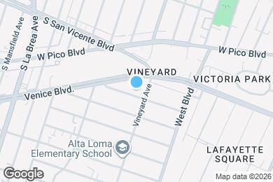 Map image of the property - 4619 Lomita St