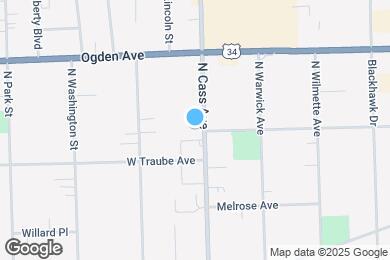 Map image of the property - 10 S Oak - 318 W Naperville- 508 N Cass