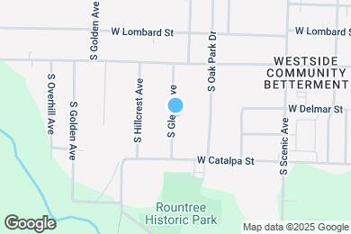 Map image of the property - 1110 S Glenn Ave