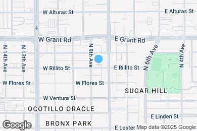 Map image of the property - 24 W Rillito St