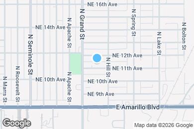 Map image of the property - 3613 NE 11th Ave