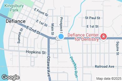Map image of the property - 709 E 2nd St