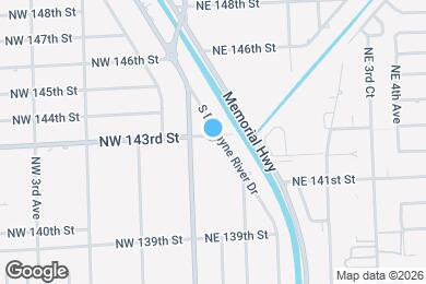 Map image of the property - 14240 S Biscayne River Dr
