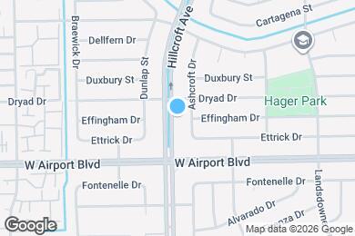 Map image of the property - 12115 Hillcroft St