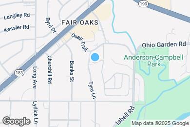 Map image of the property - 1200 Tyra Ln