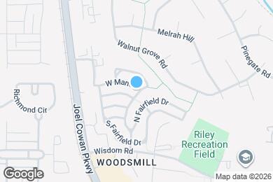 Map image of the property - 542 N Fairfield Dr