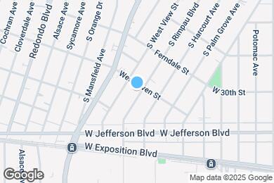 Map image of the property - 2911 S Rimpau Blvd