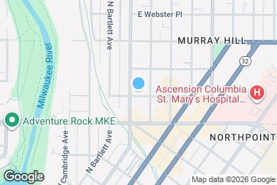 Map image of the property - 1812 E Thomas Ave